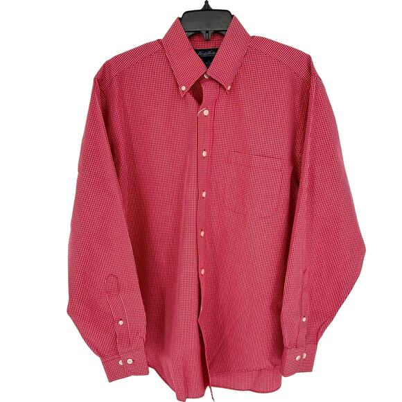 Brooks Brothers Men's Non-Iron Casual Shirt Button Down Red Plaid - Picture 1 of 5